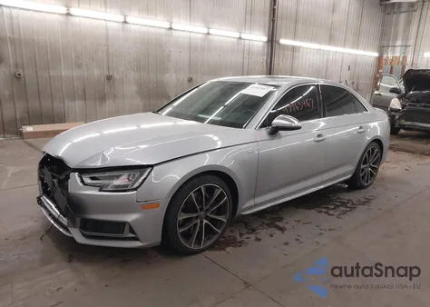 2018 Audi S4 3.0T Premium Plus из США, поврежденный, VIN WAUB4AF42JA066538